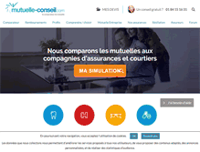 Tablet Screenshot of mutuelle-conseil.com